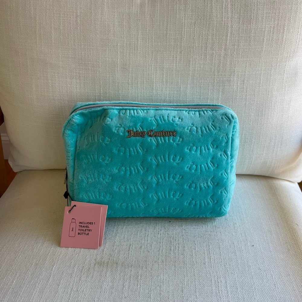 Juicy Couture Turquoise Cosmetic Bag